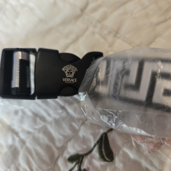 Versace Shiny Silver Belt Bag - Picture 3 of 7